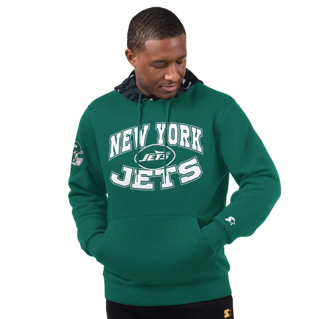 New York Jets Starter Thursday Night Gridiron Pullover Hoodie Green