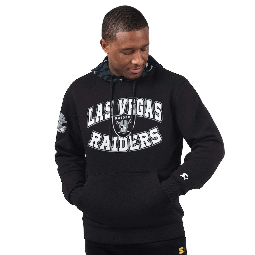 Las Vegas Raiders Starter Thursday Night Gridiron Pullover Hoodie Black