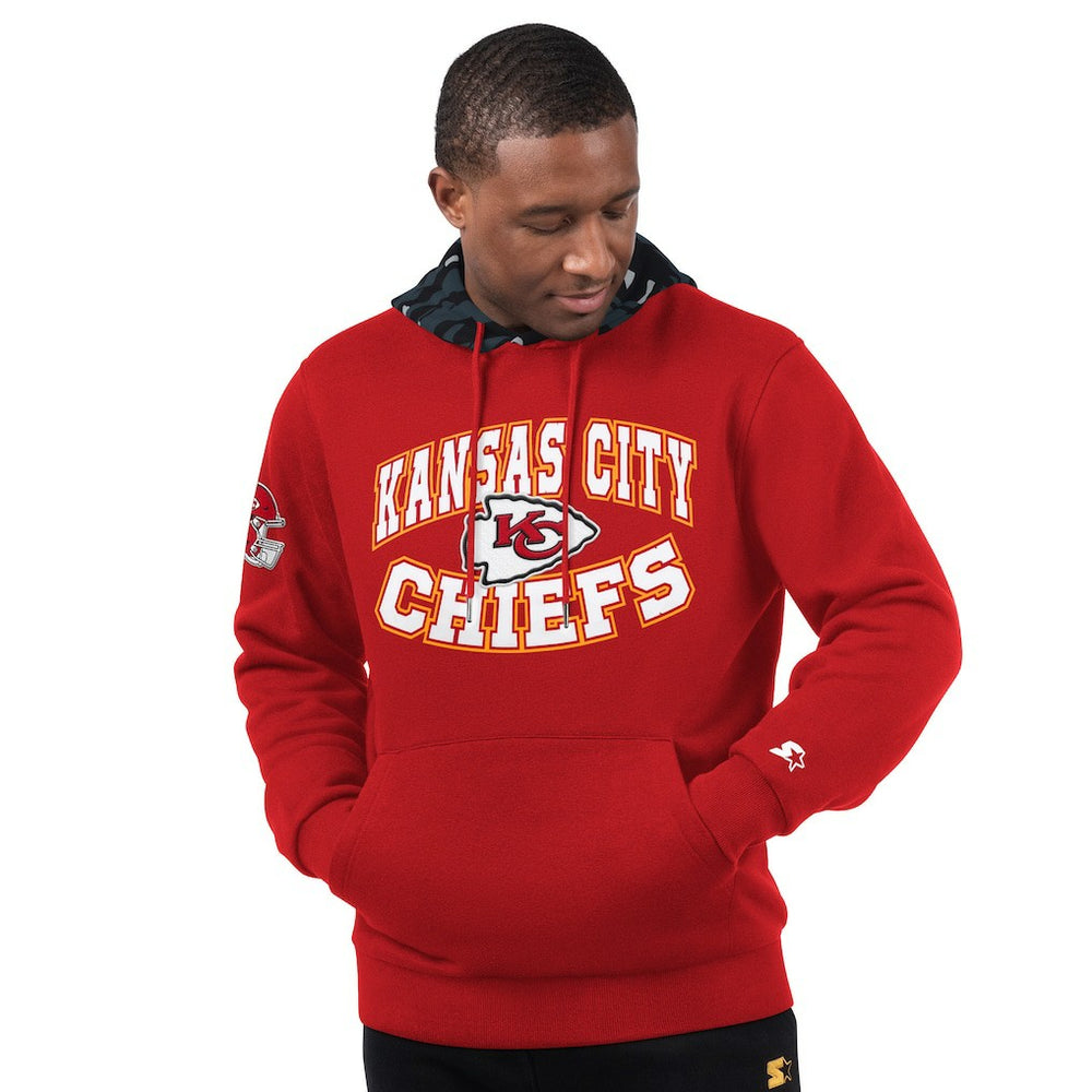 Kansas City Chiefs Starter Thursday Night Gridiron Pullover Hoodie Red