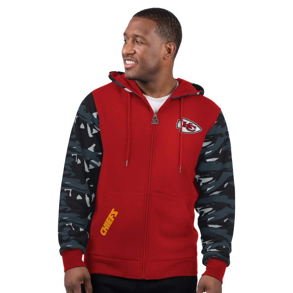 Kansas City Chiefs Starter Thursday Night Gridiron Full-Zip Hoodie Red