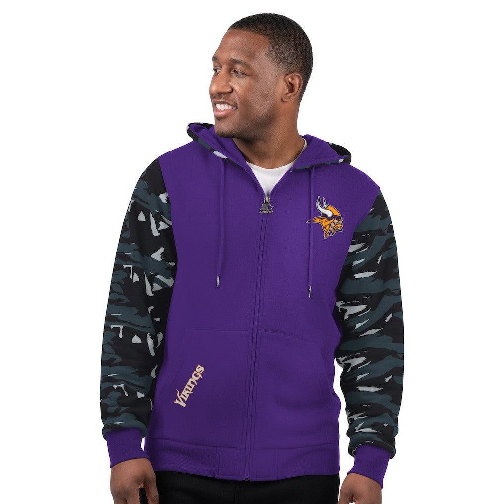 Minnesota Vikings Starter Thursday Night Gridiron Full-Zip Hoodie Purple