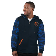 Chicago Bears Starter Thursday Night Gridiron Full-Zip Hoodie Navy