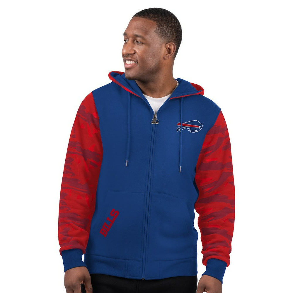Buffalo Bills Starter Thursday Night Gridiron Full-Zip Hoodie Royal