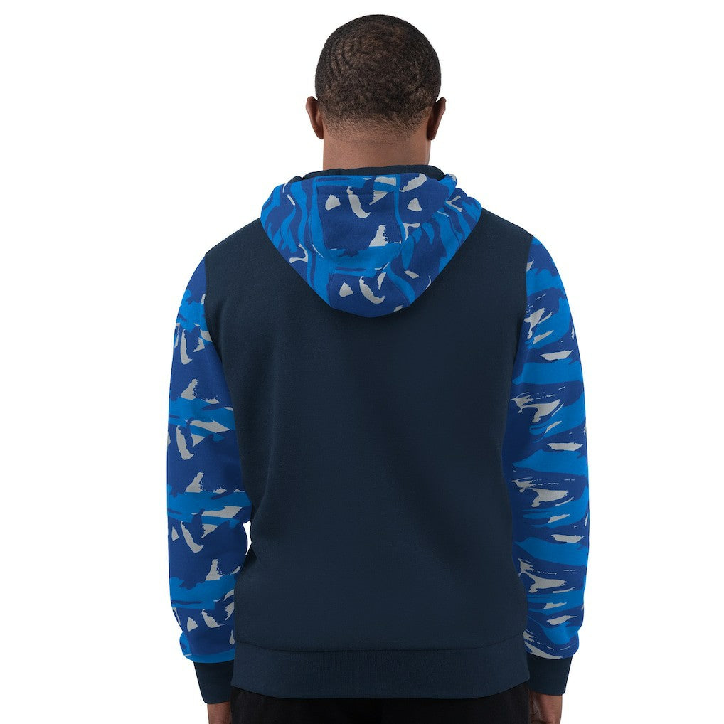 Seattle Seahawks Starter Thursday Night Gridiron Vintage Logo Full-Zip Hoodie Navy