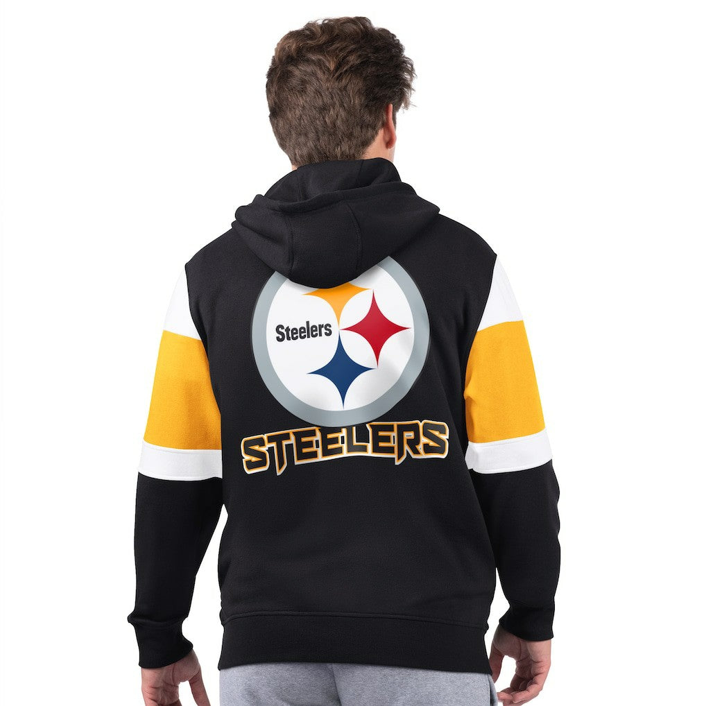 Pittsburgh Steelers Starter Extreme Full-Zip Hoodie Black