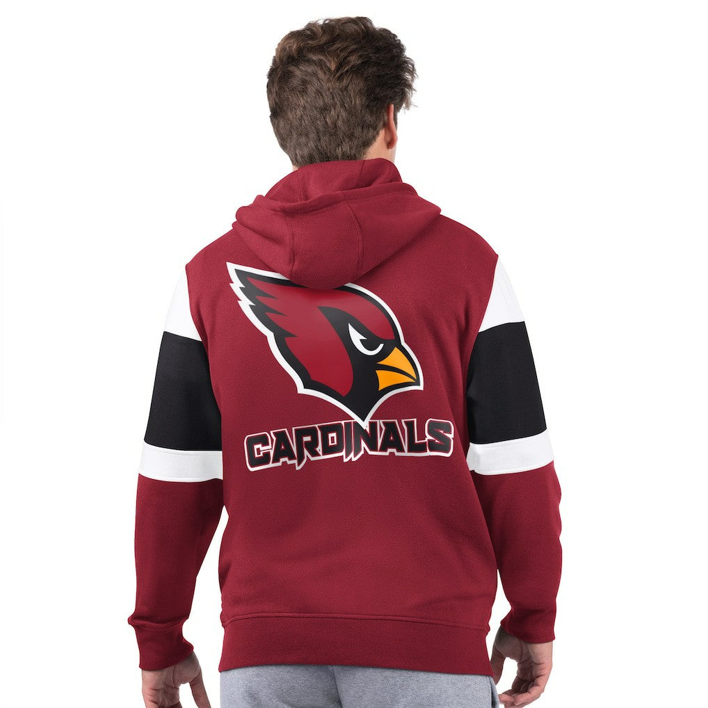 Arizona Cardinals Starter Extreme Full-Zip Hoodie Cardinal