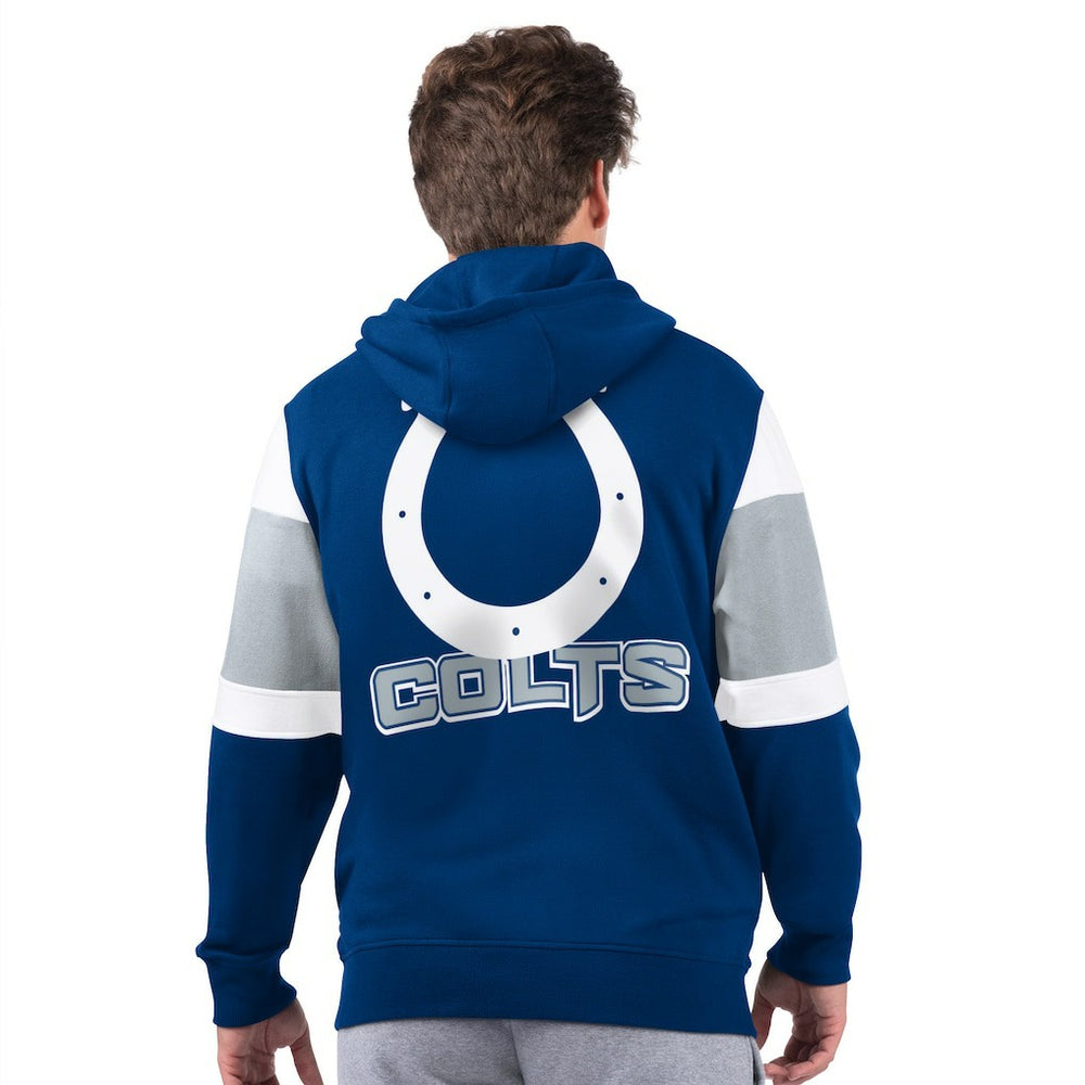Indianapolis Colts Starter Extreme Full-Zip Hoodie Royal