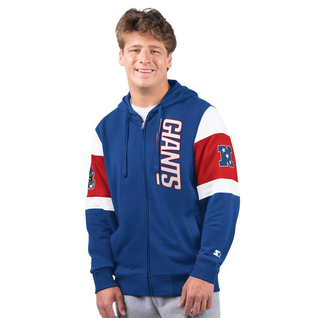 New York Giants Starter Extreme Full-Zip Hoodie Royal