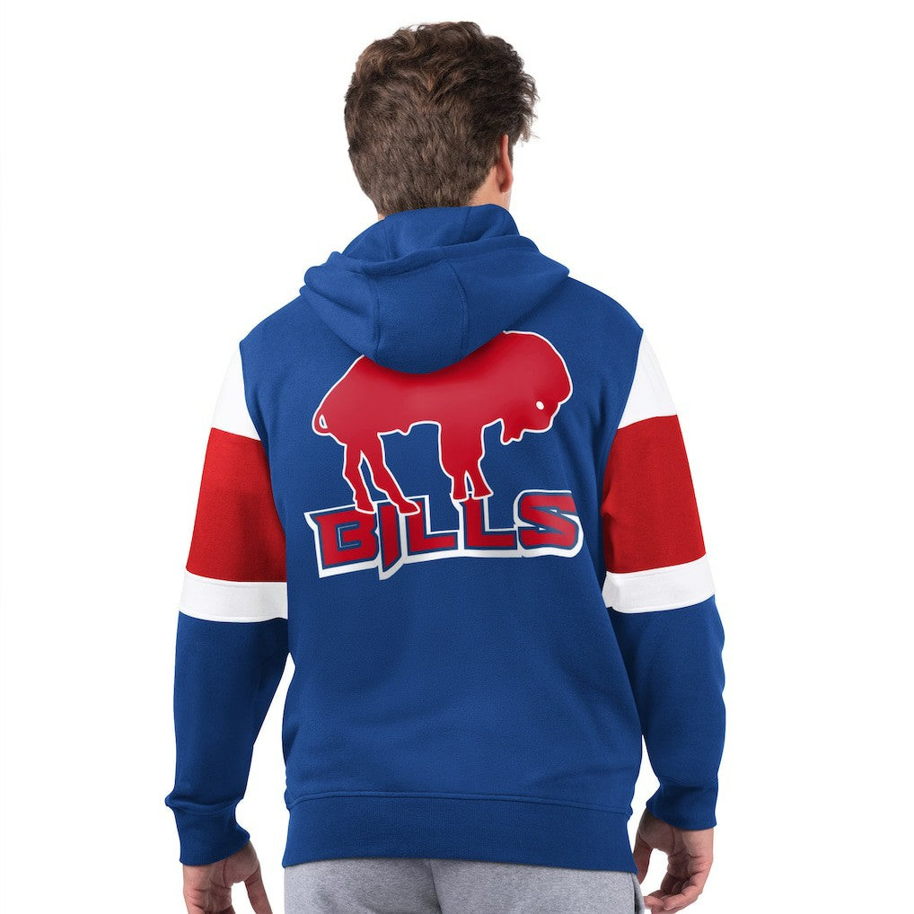 Buffalo Bills Starter Extreme Vintage Logo Full-Zip Hoodie Royal