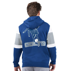 Indianapolis Colts Starter Extreme Vintage Logo Full-Zip Hoodie Royal