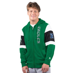 Philadelphia Eagles Starter Extreme Vintage Logo Full-Zip Hoodie Kelly Green
