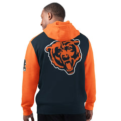 Chicago Bears Starter Extreme Pullover Hoodie Navy