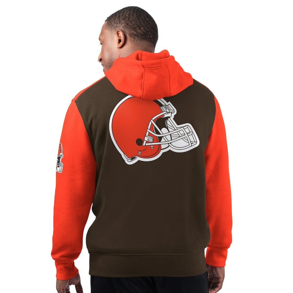 Cleveland Browns Starter Extreme Pullover Hoodie Brown
