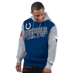 Indianapolis Colts Starter Extreme Pullover Hoodie Royal