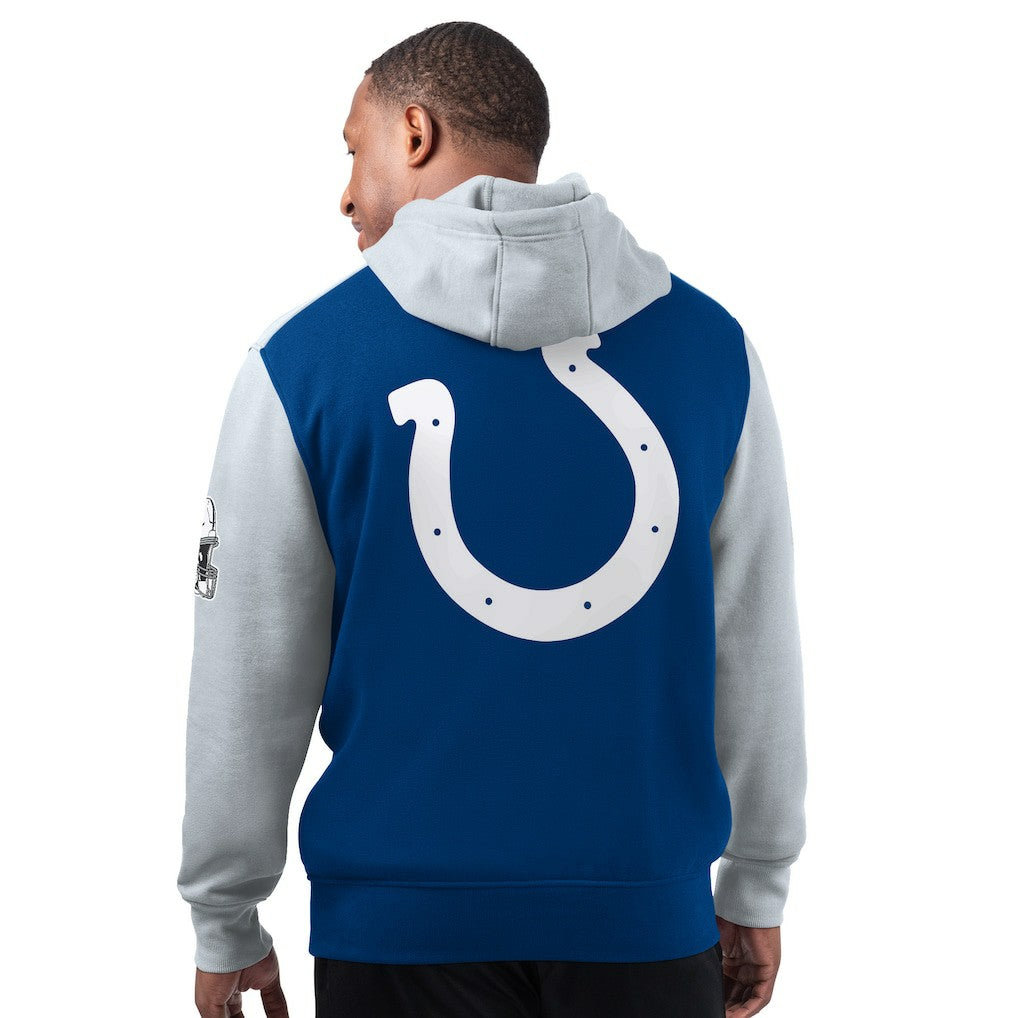 Indianapolis Colts Starter Extreme Pullover Hoodie Royal