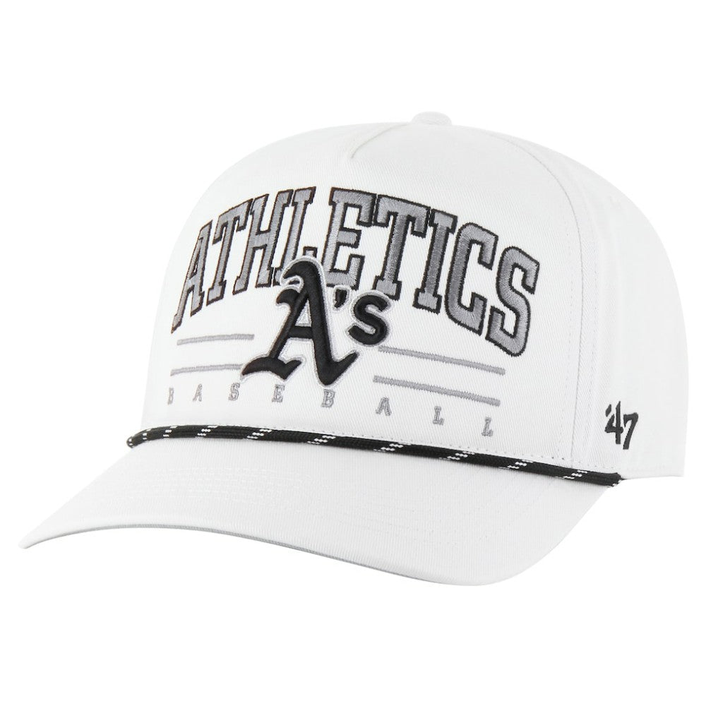 Athletics '47 Roscoe Speckle Hitch Adjustable Hat - White Hats