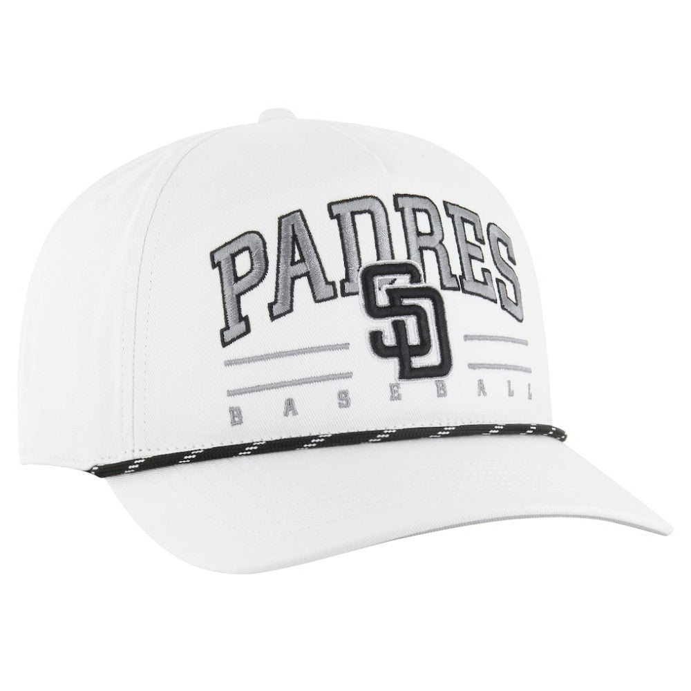 San Diego Padres '47 Roscoe Speckle Hitch Adjustable Hat - White Hats
