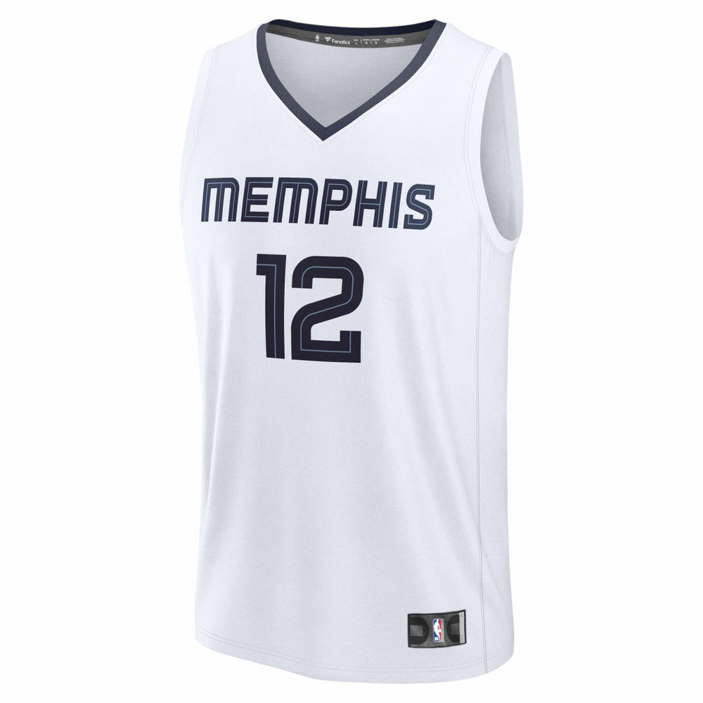 Ja Morant Memphis Grizzlies Fast Break Replica Player Jersey Association Edition White