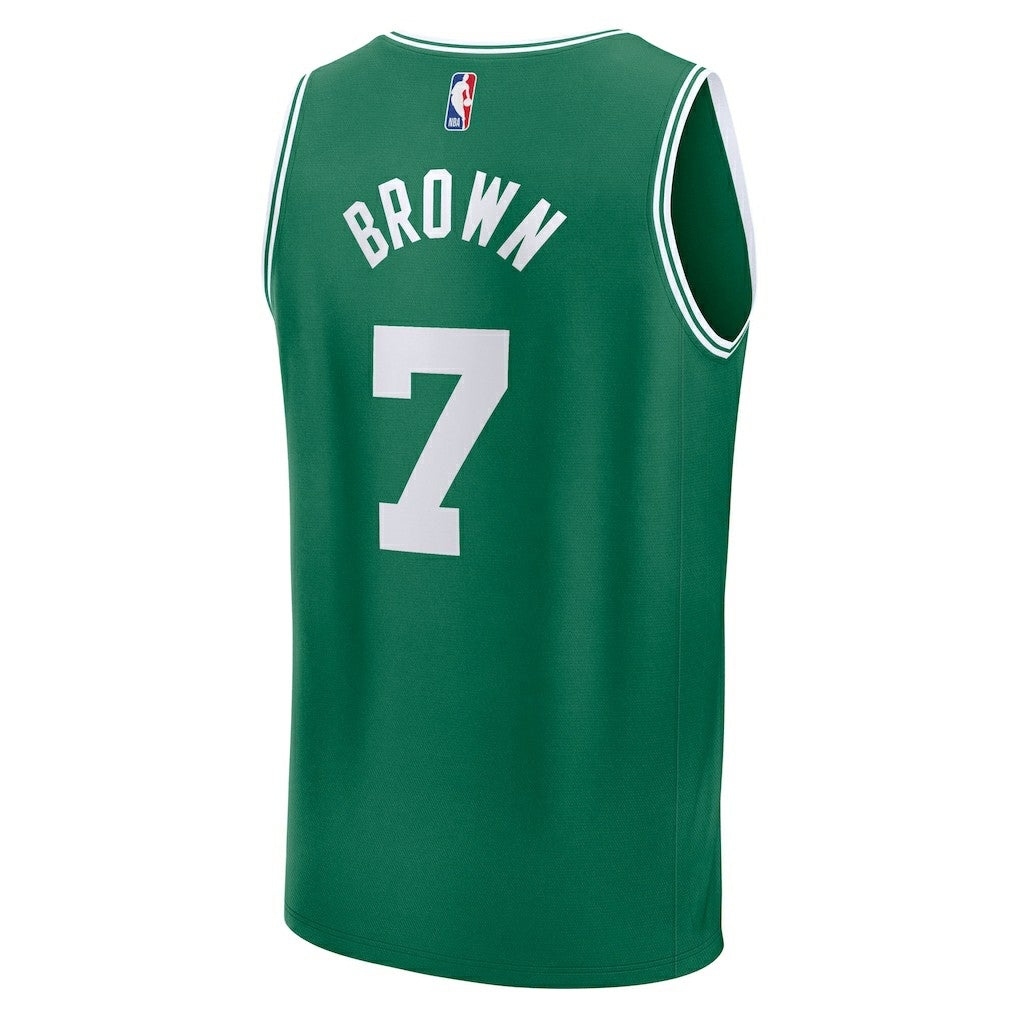 Jaylen Brown Boston Celtics Fast Break Replica Player Jersey Icon Edition Kelly Green