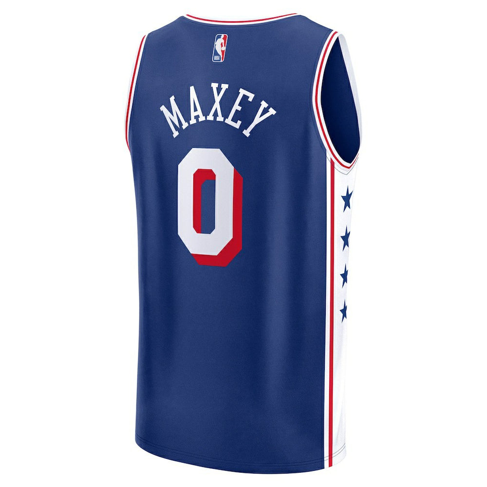 Tyrese Maxey Philadelphia 76ers Fast Break Replica Player Jersey Icon Edition Royal