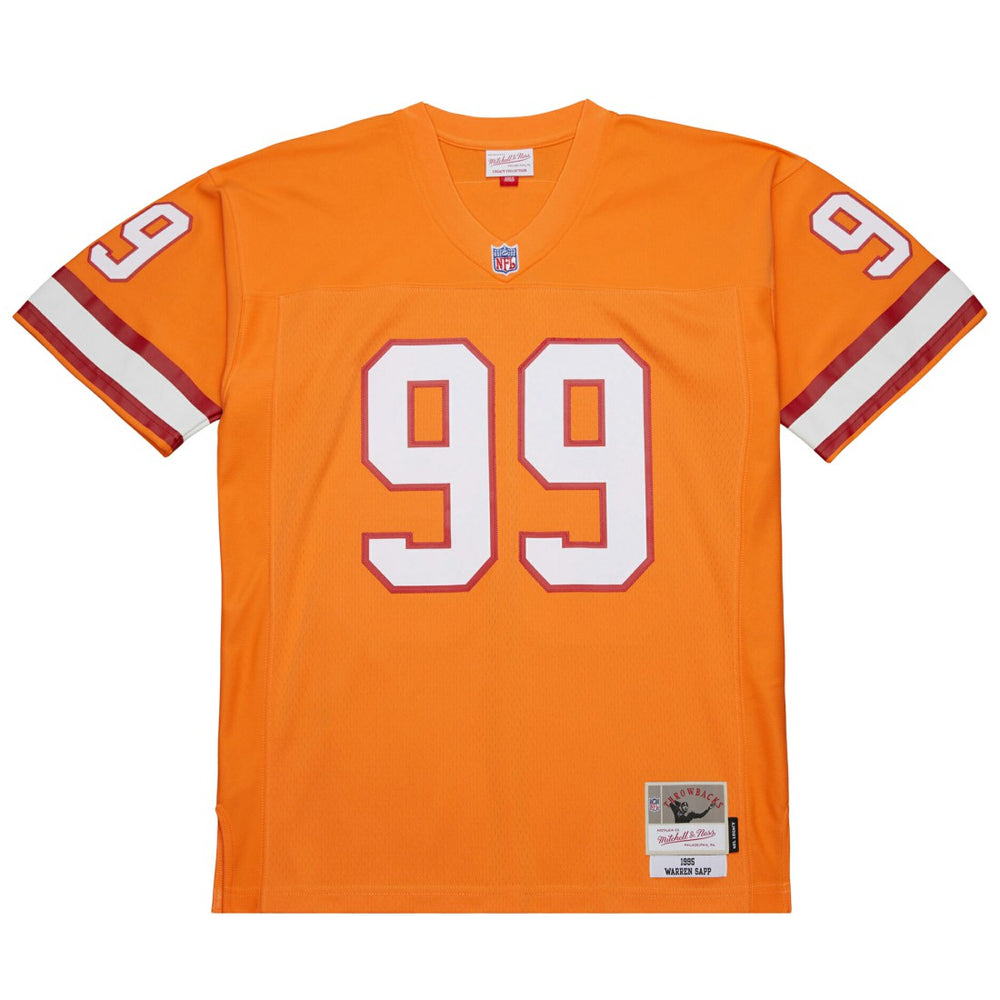 Warren Sapp Tampa Bay Buccaneers 1995 Legacy Replica Jersey Orange