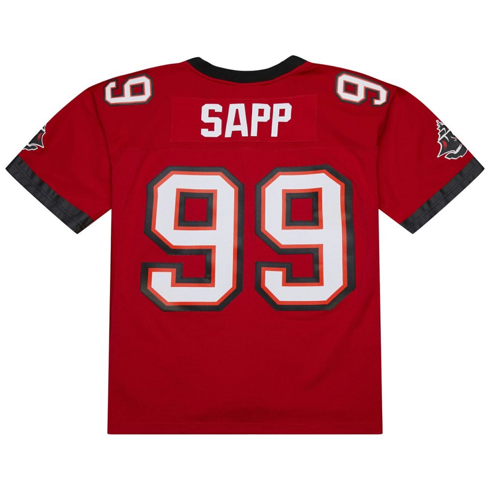 Warren Sapp Tampa Bay Buccaneers 2002 Legacy Replica Jersey Red
