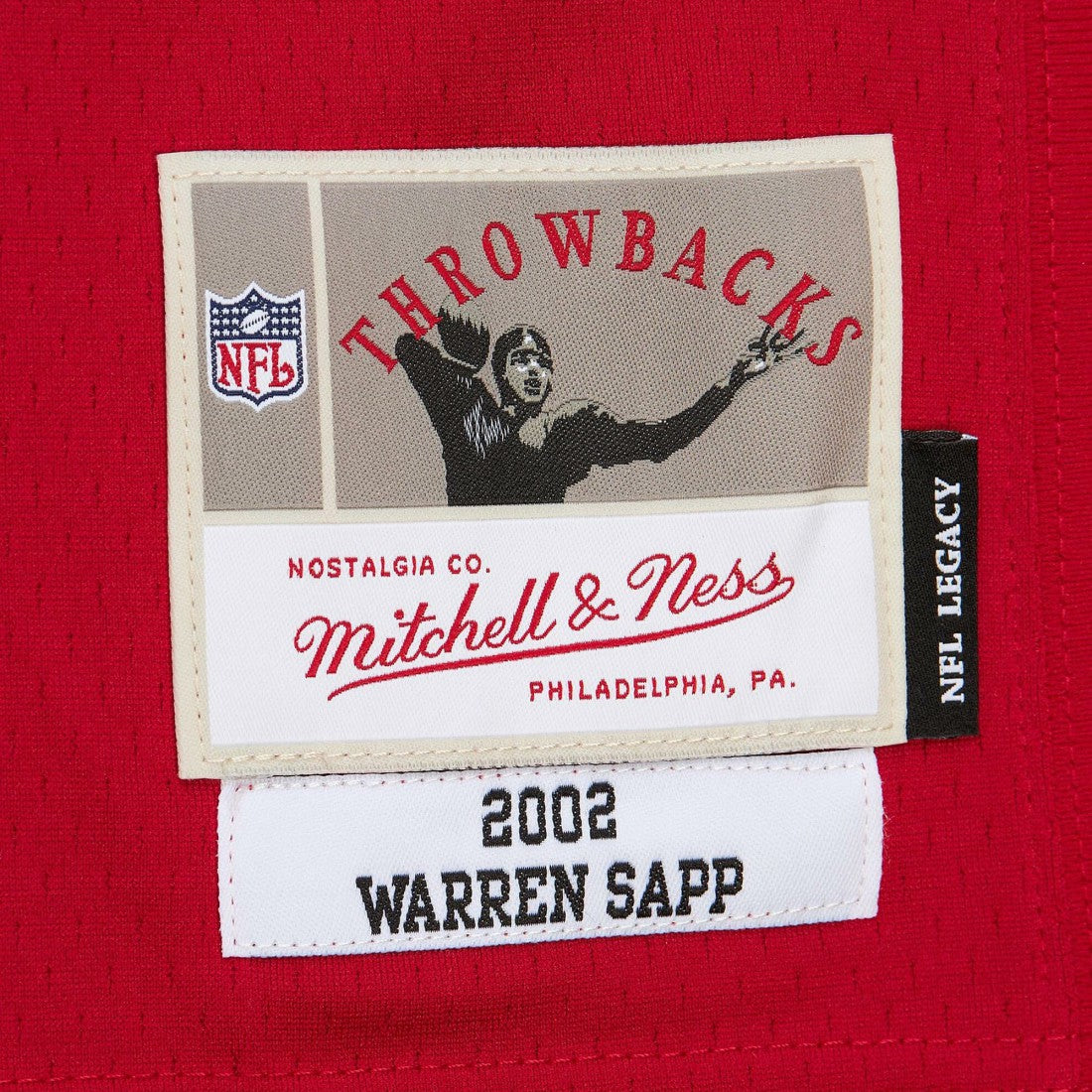Warren Sapp Tampa Bay Buccaneers 2002 Legacy Replica Jersey Red