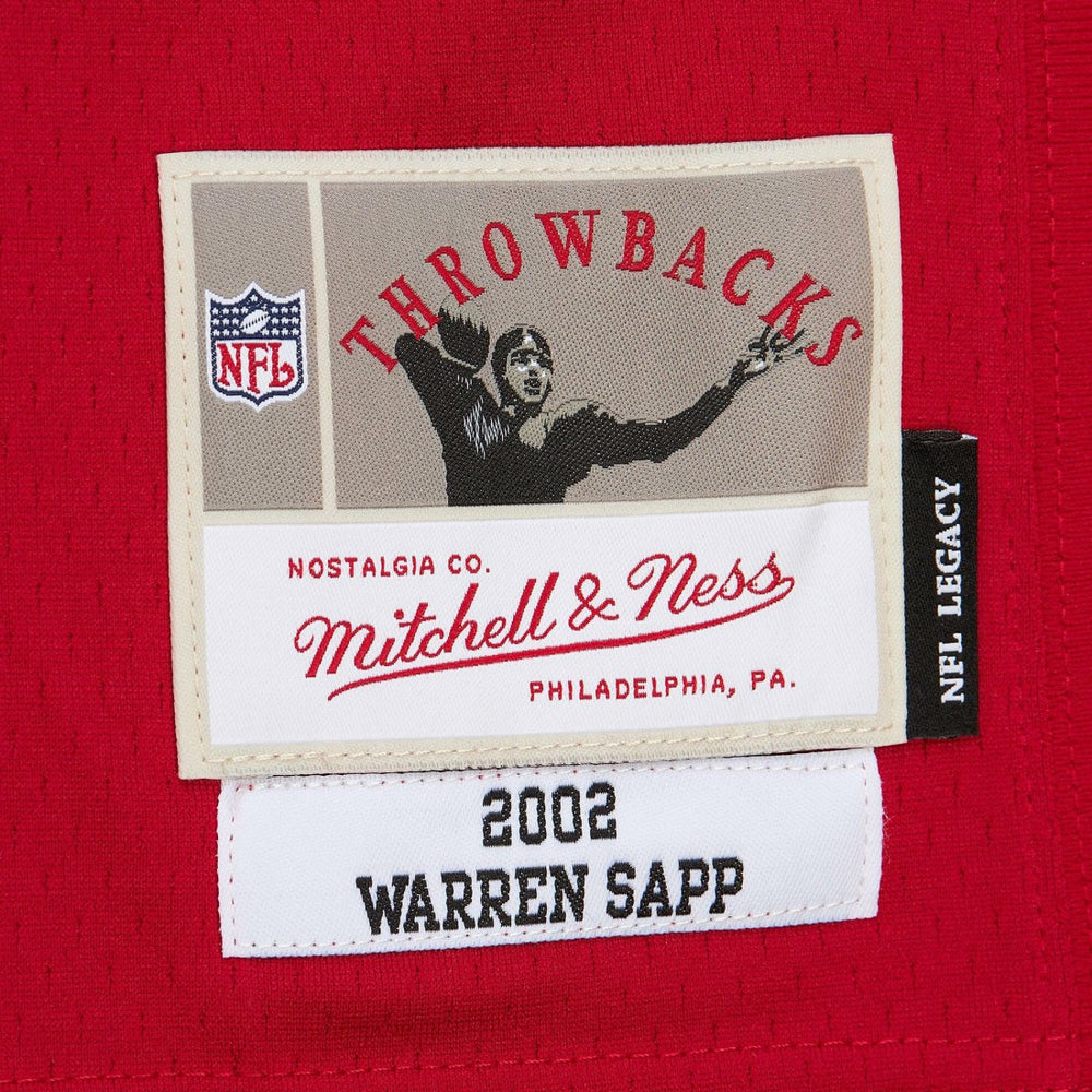 Warren Sapp Tampa Bay Buccaneers 2002 Legacy Replica Jersey Red