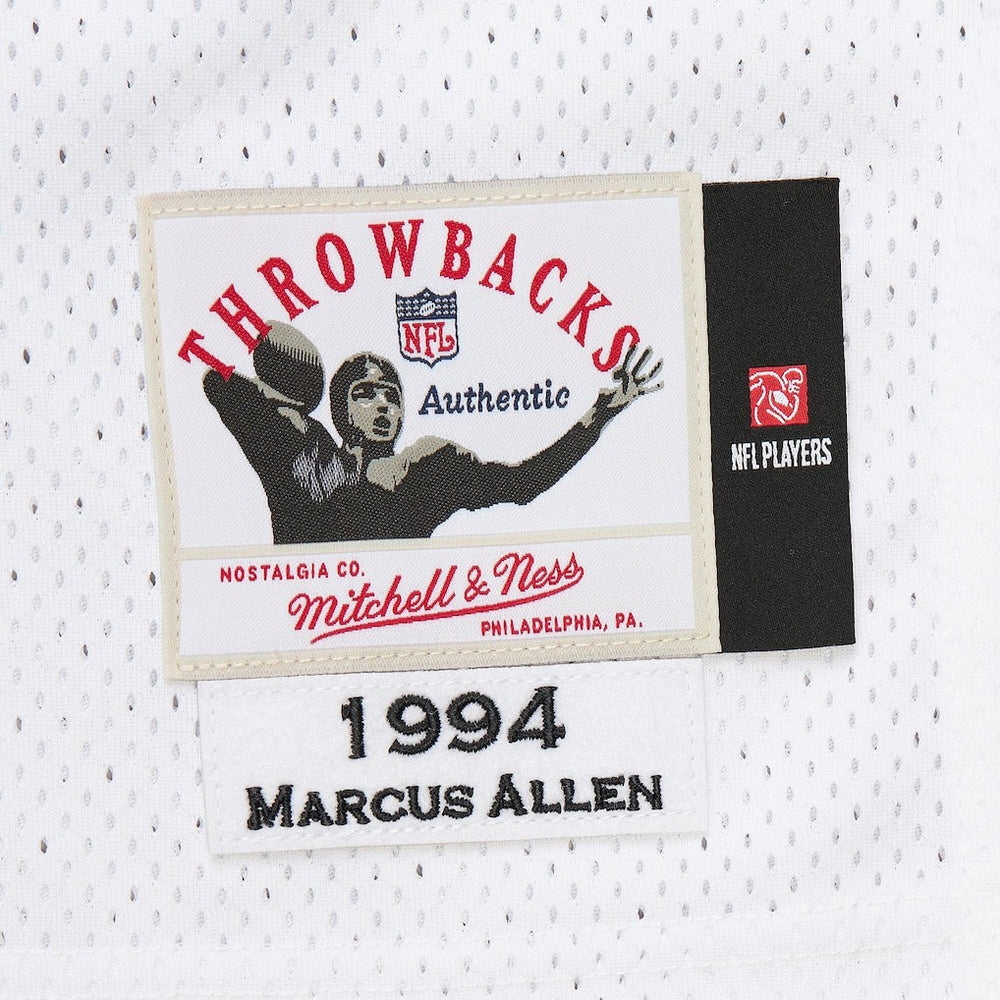Marcus Allen Kansas City Chiefs 1994 Authentic Throwback Retired Player Jersey White