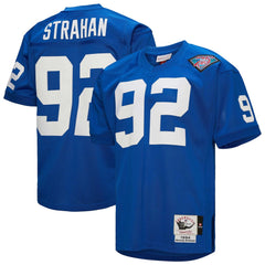 Michael Strahan New York Giants 1994 Authentic Throwback Retired Player Jersey Royal