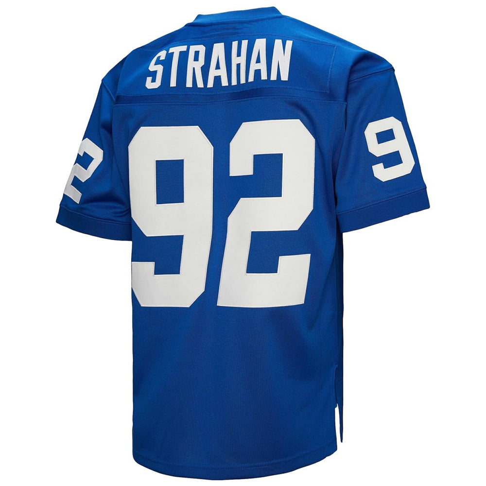 Michael Strahan New York Giants 1994 Authentic Throwback Retired Player Jersey Royal