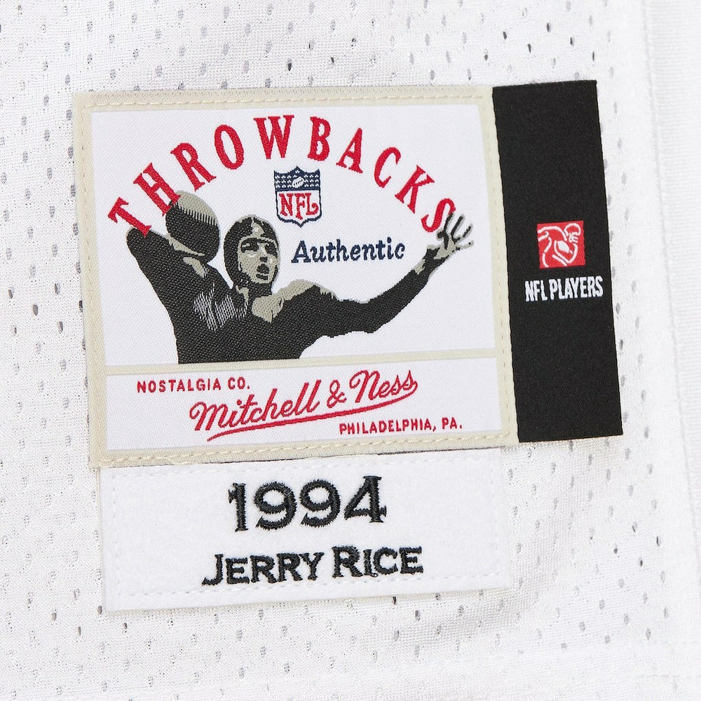 Jerry Rice San Francisco 49ers 1994 Authentic Throwback Retired Player Jersey White