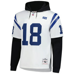 Peyton Manning Indianapolis Colts Player Name & Number Hoodie Legacy Jersey White