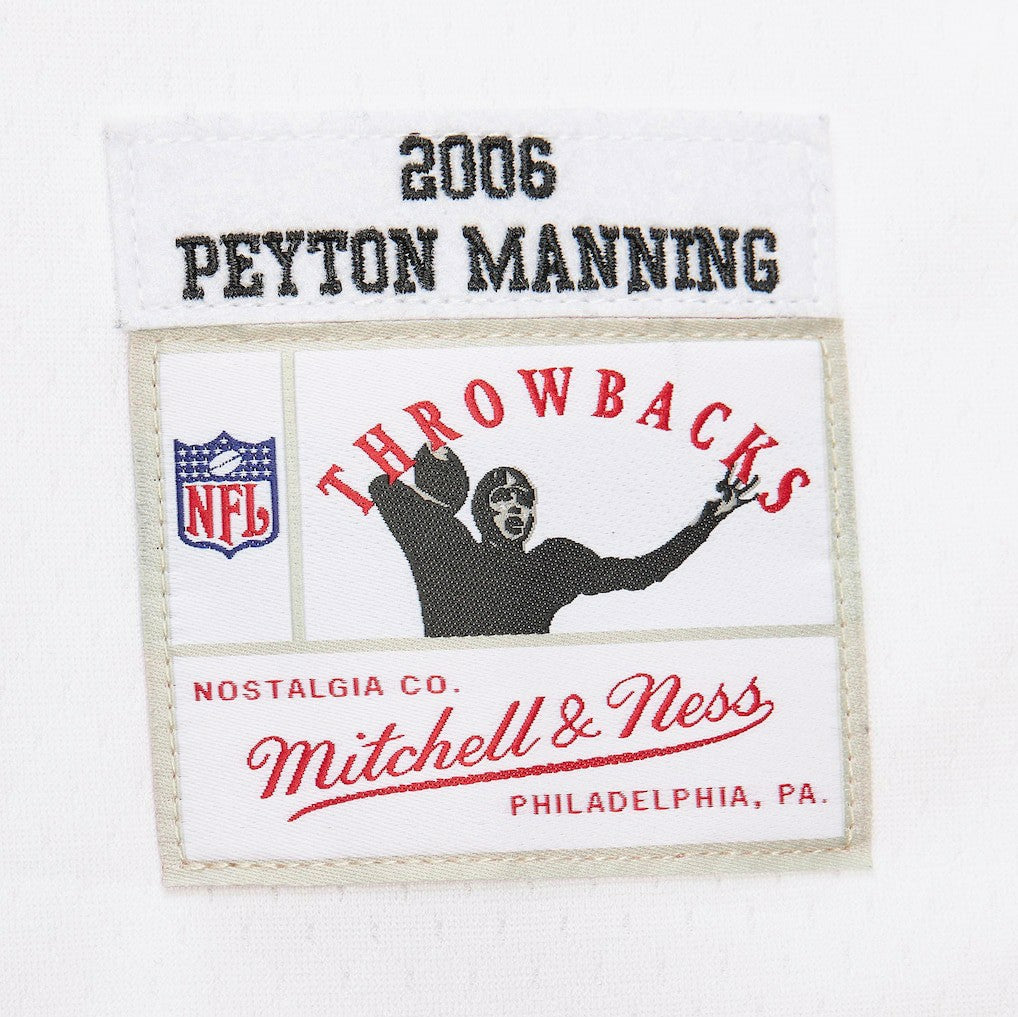 Peyton Manning Indianapolis Colts Player Name & Number Hoodie Legacy Jersey White