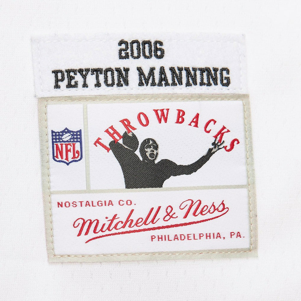 Peyton Manning Indianapolis Colts Player Name & Number Hoodie Legacy Jersey White