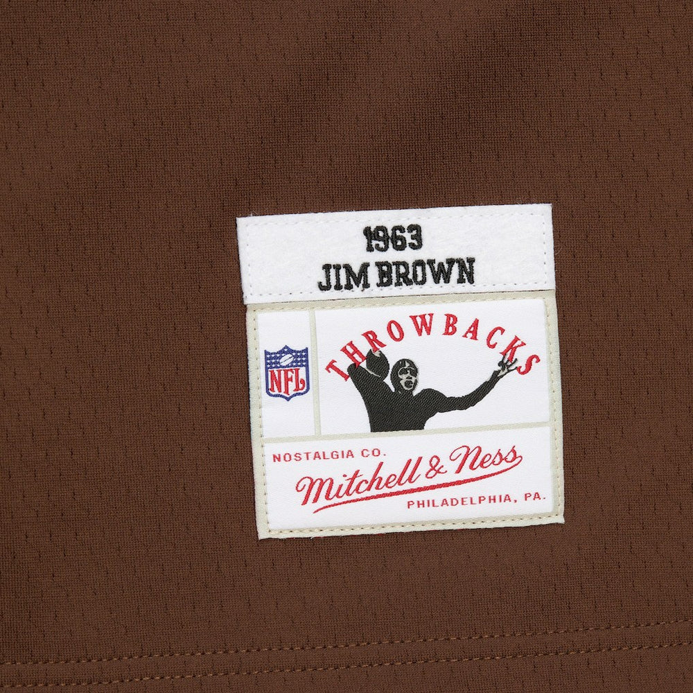 Jim Brown Cleveland Browns Player Name & Number Hoodie Legacy Jersey Brown
