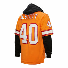 Mike Alstott Tampa Bay Buccaneers Player Name & Number Hoodie Legacy Jersey Orange