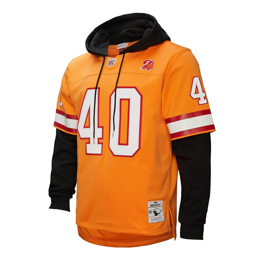 Mike Alstott Tampa Bay Buccaneers Player Name & Number Hoodie Legacy Jersey Orange