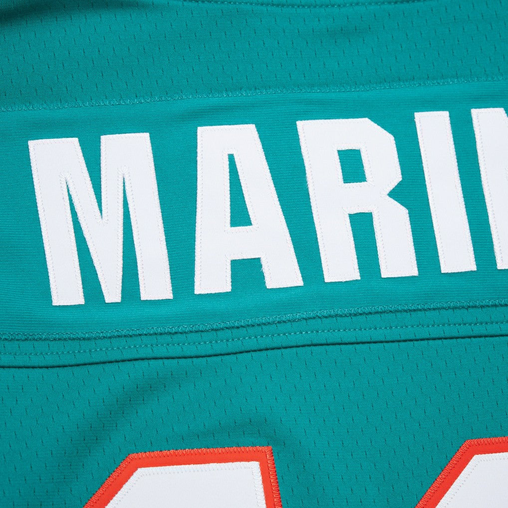 Dan Marino Miami Dolphins Player Name & Number Hoodie Legacy Jersey Aqua