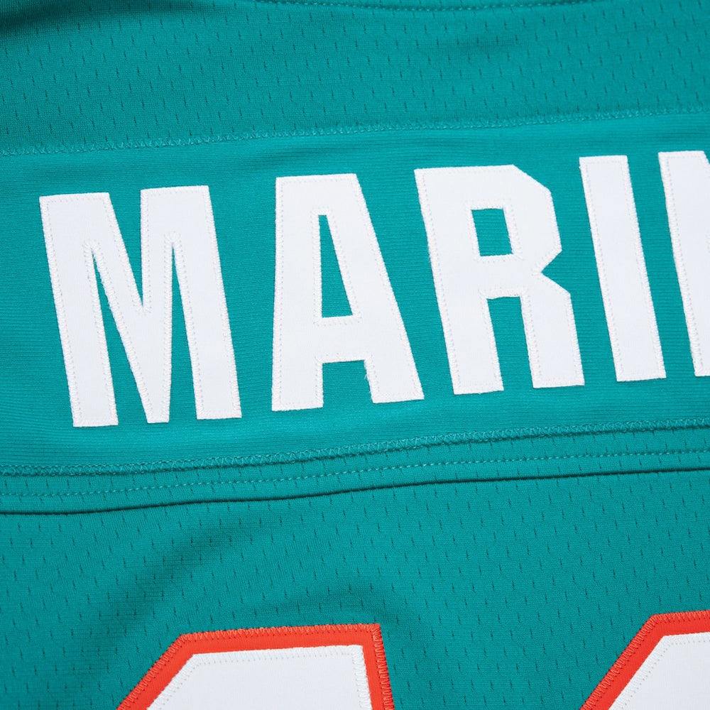 Dan Marino Miami Dolphins Player Name & Number Hoodie Legacy Jersey Aqua