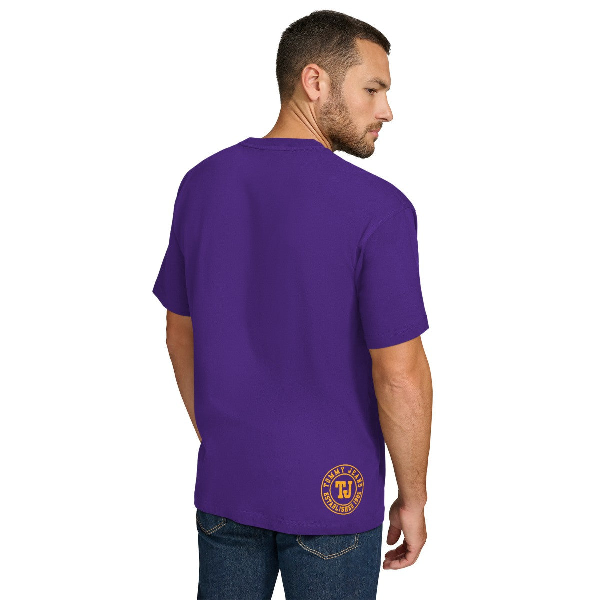 Los Angeles Lakers Tommy Jeans Noah Swish T-Shirt Purple
