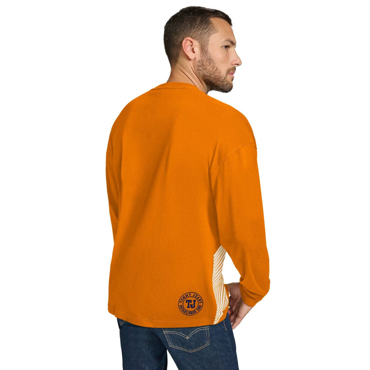 Phoenix Suns Tommy Jeans Lucas Long Sleeve T-Shirt Orange