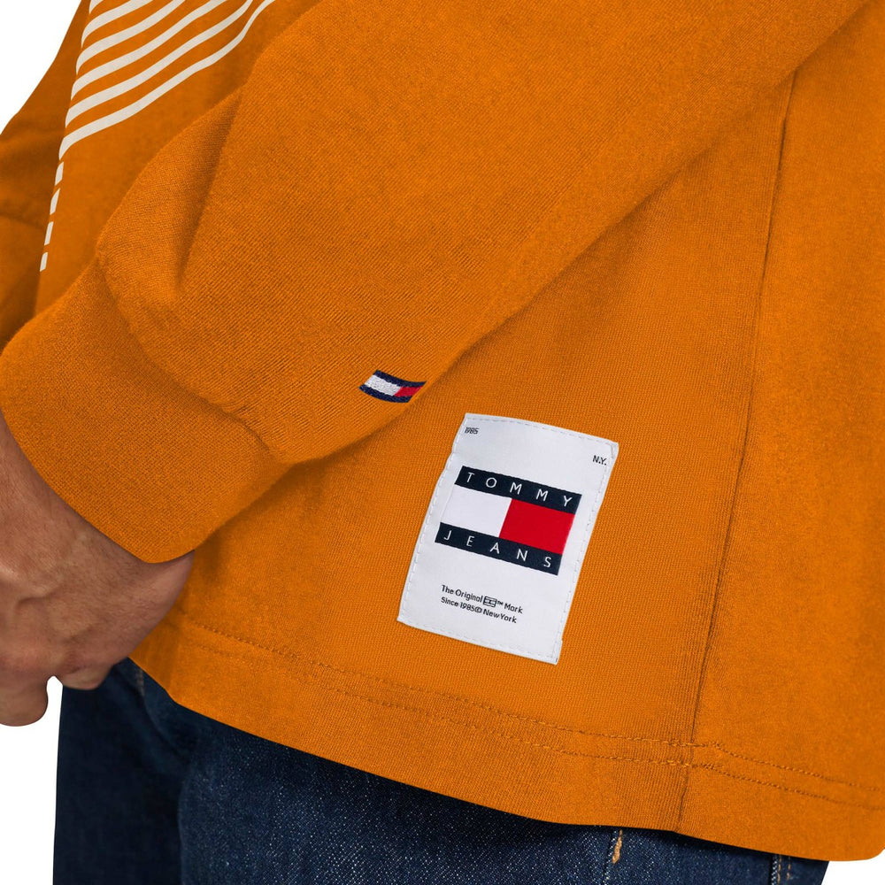 Phoenix Suns Tommy Jeans Lucas Long Sleeve T-Shirt Orange