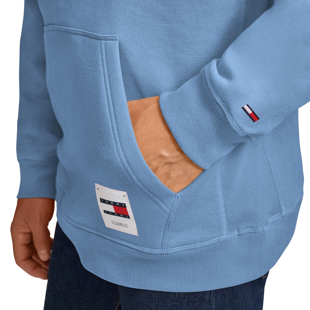 Memphis Grizzlies Tommy Jeans Sebastian Pullover Hoodie Light Blue