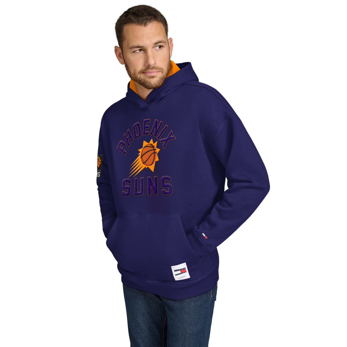 Phoenix Suns Tommy Jeans Sebastian Pullover Hoodie Purple