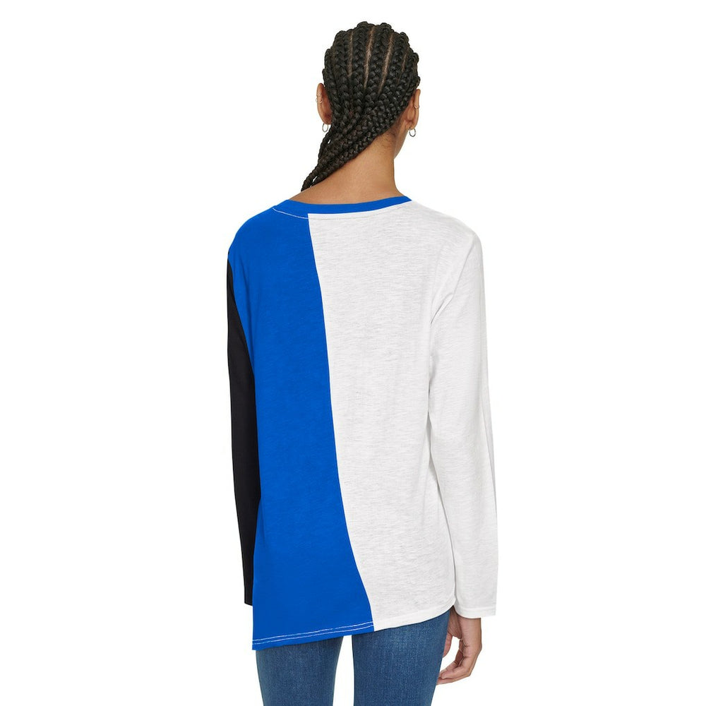 Orlando Magic Tommy Jeans Women's Amelia Color Blocked Long Sleeve T-Shirt White/Blue