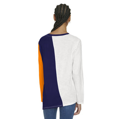 Phoenix Suns Tommy Jeans Women's Amelia Color Blocked Long Sleeve T-Shirt White/Purple
