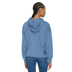 Memphis Grizzlies Tommy Jeans Women's Stella Cropped Pullover Hoodie Light Blue
