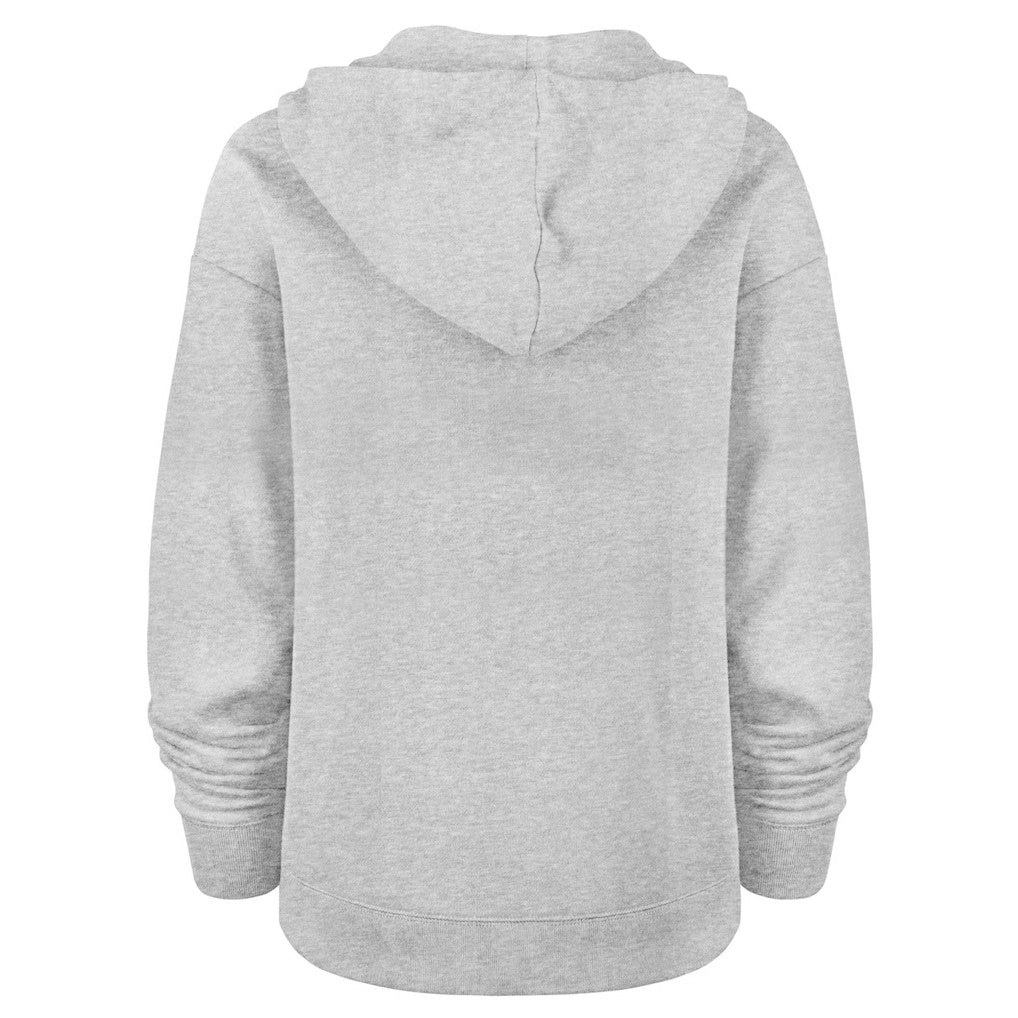 New York Jets '47 Women's Premier Kennedy V-Neck Pullover Hoodie Gray