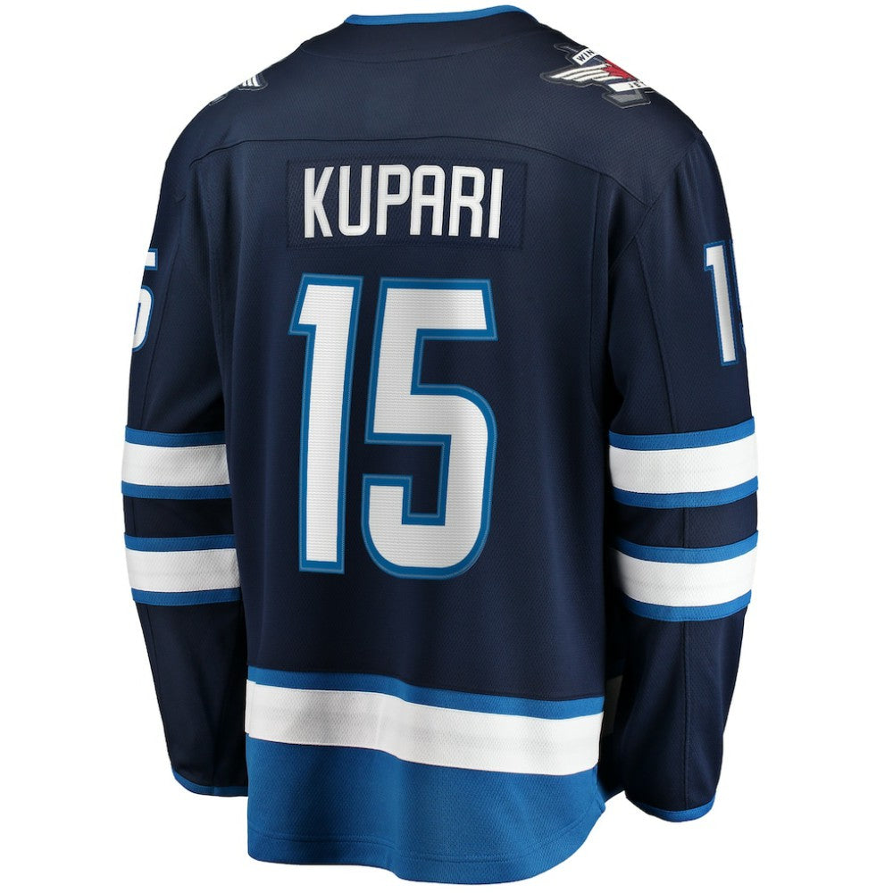 NHL Rasmus Kupari Winnipeg Jets Fanatics Home Premier Breakaway Player Jersey - Navy